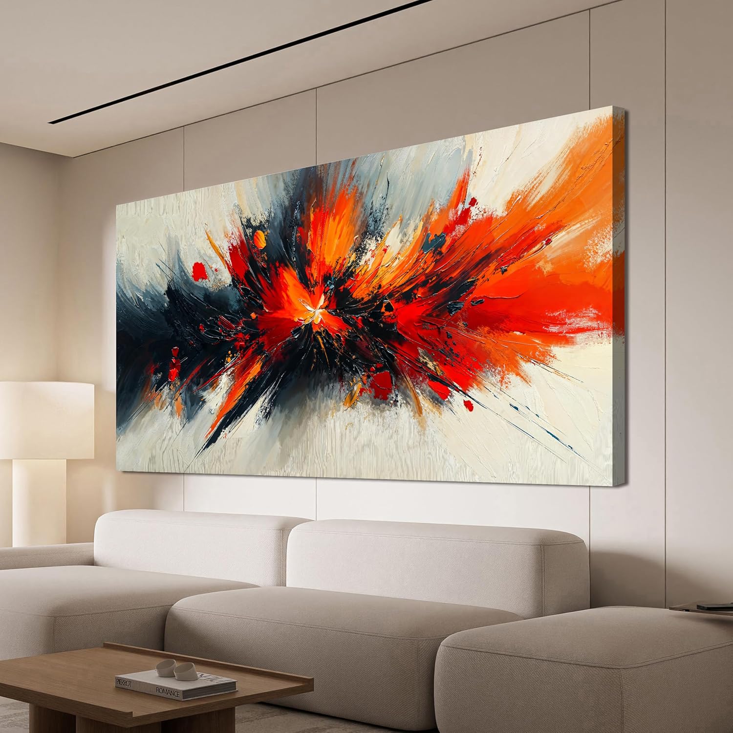 Canvas Wall Art Decor Wall Art Pictures for Living Room Vintage Floral Wall Art Decor White Gold Wall Art Prints Large Artwork for Walls Canvas Art Wall Decor for Bedroom Office Wall Decor 20" X 40"