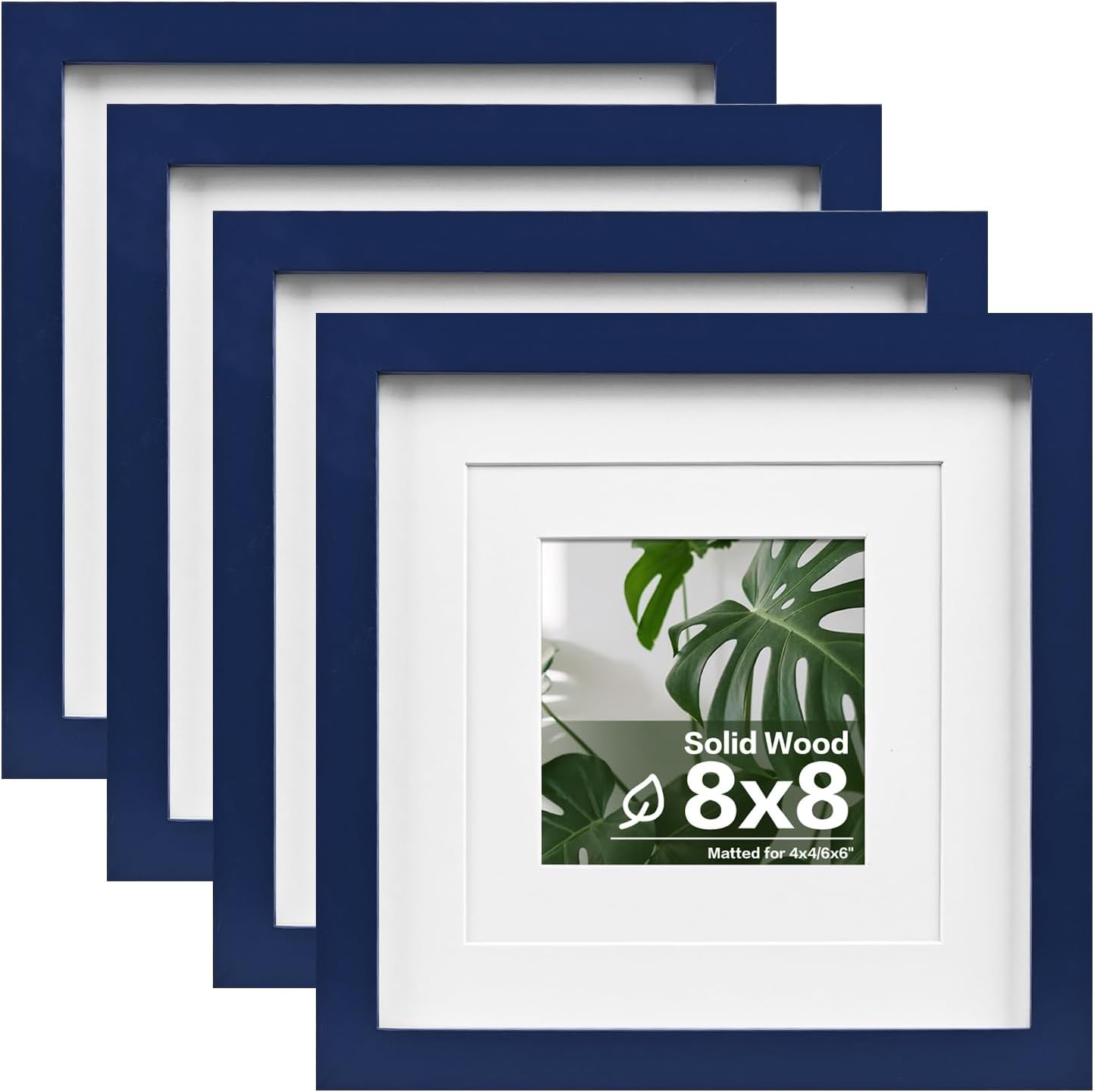 Egofine 11x14 Picture Frames with Plexiglass, Display Pictures 5x7/8x10 with Mat or 11x14 Without Mat Set of 4 for Tabletop and Wall Mounting, Carbonized Brown