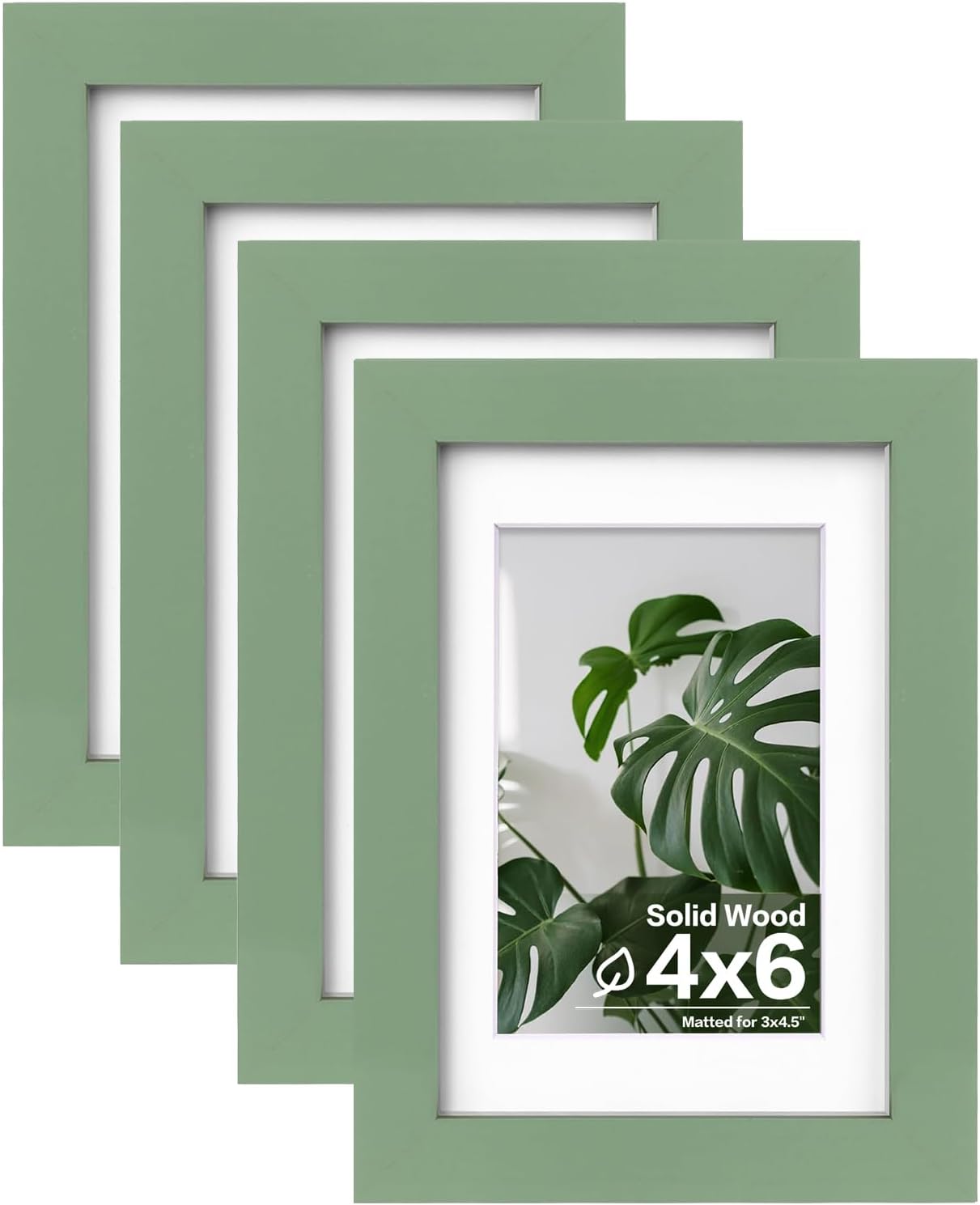 Egofine 11x14 Picture Frames with Plexiglass, Display Pictures 5x7/8x10 with Mat or 11x14 Without Mat Set of 4 for Tabletop and Wall Mounting, Carbonized Brown