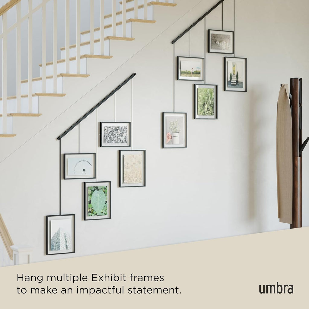 Umbra, Black Exhibit Multi Picture Frame Photo Display