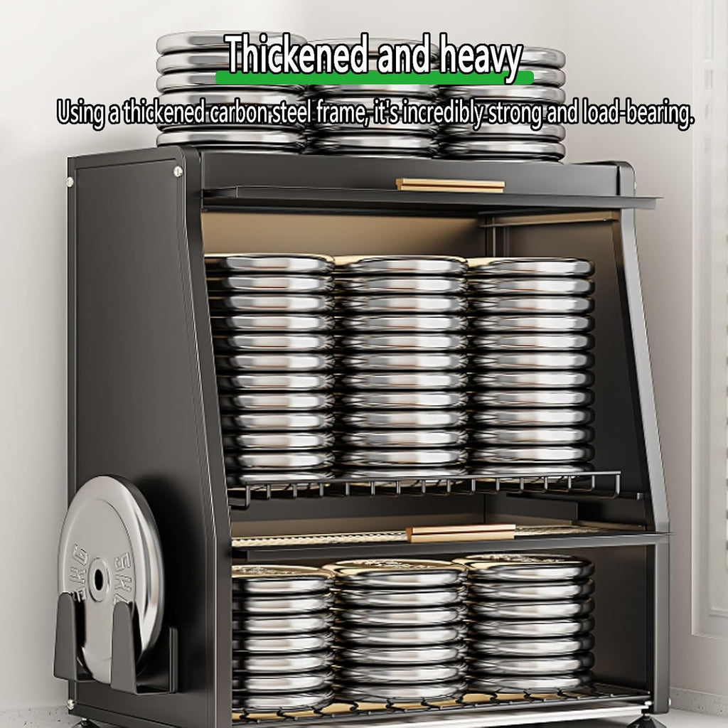 3 Tier Over The Sink dish racks with Flip-Cover Cabinet Doors,Large Kitchen Counter Organization rack,space saving kitchen sink organizer countertop,Carbon Steel,for Dishes, Glasses,Bowls(White)