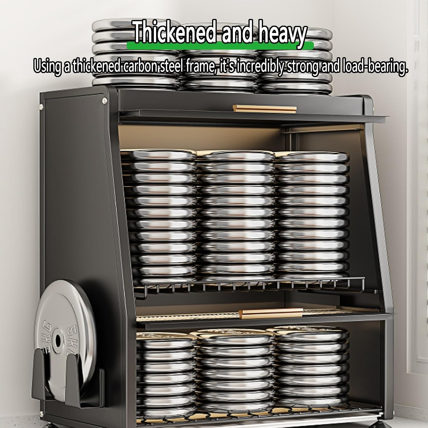 3 Tier Over The Sink dish racks with Flip-Cover Cabinet Doors,Large Kitchen Counter Organization rack,space saving kitchen sink organizer countertop,Carbon Steel,for Dishes, Glasses,Bowls(White)