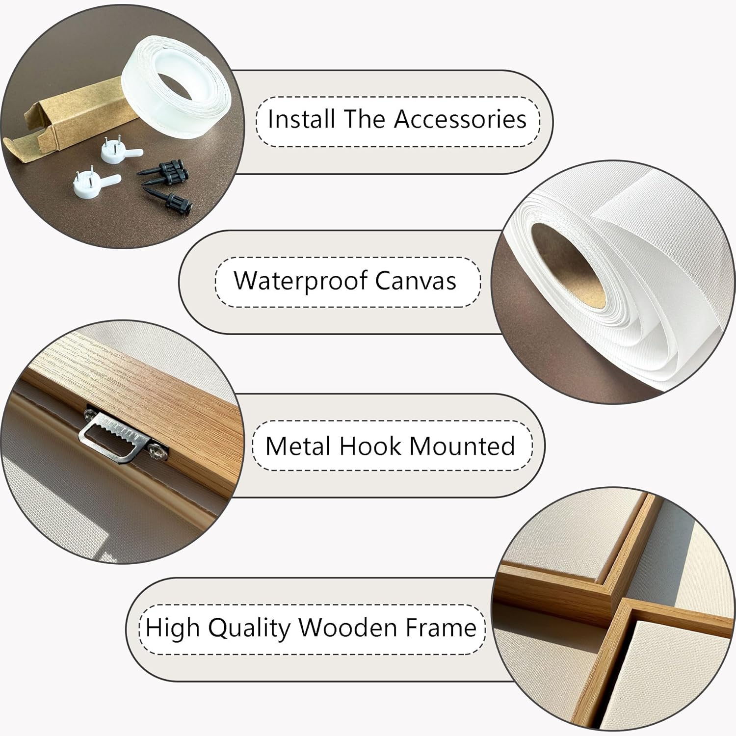 Canvas Wall Art for Living Room - Bridge Paintings Wall Decor Rustic Farmhouse Scenery Wall Pictures for Bedroom French Country Decor Country Style Bedroom Accent Landscape Artwork for Walls 20×40IN