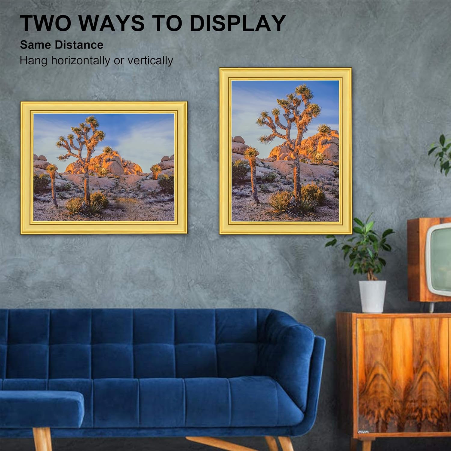 20x24 Distressed Black & Gold Ornate Antique Picture Frame – Vintage Wall Frame for 20x24 Photos, No Mat – Decorative Baroque Style for Home or Gallery Display