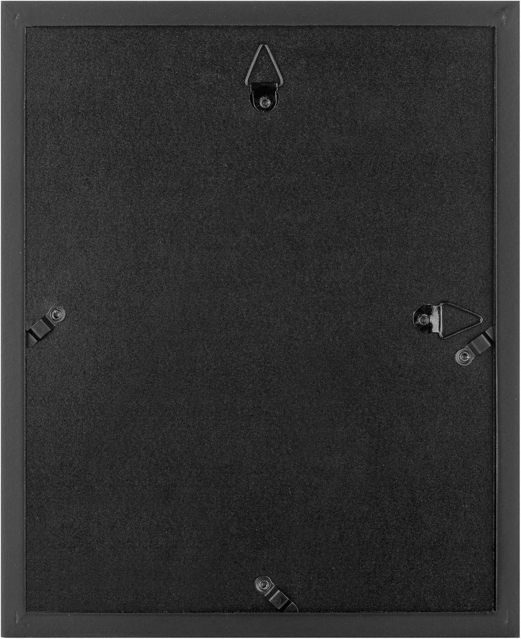 Gallery Perfect - 7-Piece Black Wall Frame Set - Kit with Decorative Art Prints - Hanging Template - Easy Installation Frame - Multi-Size Frames - Rectangular Wall Mount - Single Picture Frame