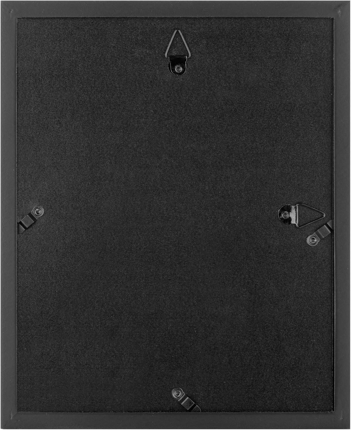 Gallery Perfect - 7-Piece Black Wall Frame Set - Kit with Decorative Art Prints - Hanging Template - Easy Installation Frame - Multi-Size Frames - Rectangular Wall Mount - Single Picture Frame